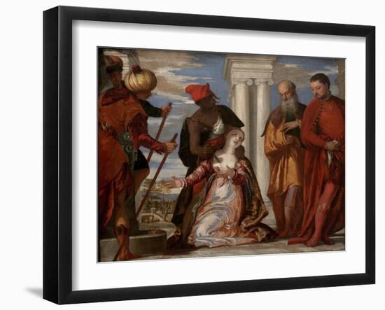 The Martyrdom of St. Justine, c.1555-Veronese-Framed Giclee Print