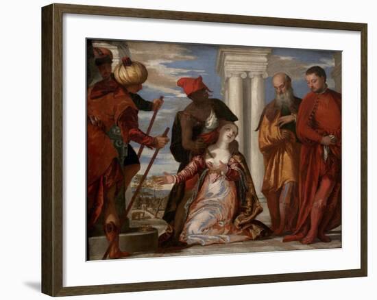 The Martyrdom of St. Justine, c.1555-Veronese-Framed Giclee Print