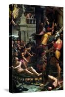 The Martyrdom of St. Lawrence, 1573-Girolamo Macchietti-Stretched Canvas