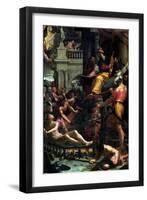 The Martyrdom of St. Lawrence, 1573-Girolamo Macchietti-Framed Giclee Print