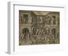 The Martyrdom of St Lawrence, C. 1525-Marcantonio Raimondi-Framed Giclee Print