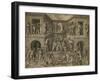 The Martyrdom of St Lawrence, C. 1525-Marcantonio Raimondi-Framed Giclee Print