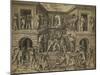 The Martyrdom of St Lawrence, C. 1525-Marcantonio Raimondi-Mounted Giclee Print