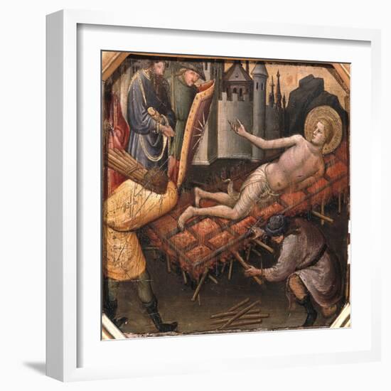 The Martyrdom of St. Lawrence-Mariotto Di Nardo-Framed Giclee Print