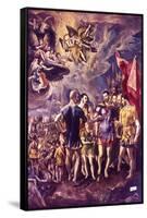 The Martyrdom of St Maurice, 286 (C1580-158)-El Greco-Framed Stretched Canvas