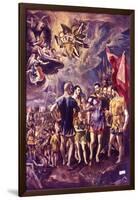 The Martyrdom of St Maurice, 286 (C1580-158)-El Greco-Framed Giclee Print