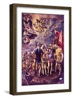 The Martyrdom of St Maurice, 286 (C1580-158)-El Greco-Framed Giclee Print