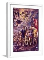 The Martyrdom of St Maurice, 286 (C1580-158)-El Greco-Framed Giclee Print