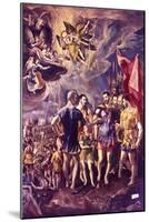 The Martyrdom of St Maurice, 286 (C1580-158)-El Greco-Mounted Giclee Print