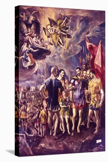 The Martyrdom of St Maurice, 286 (C1580-158)-El Greco-Stretched Canvas