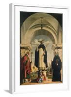 The Martyrdom of St.Peter and 2 Saints-Giovanni Battista Cima Da Conegliano-Framed Giclee Print