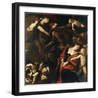 The Martyrdom of St Rufina and St Secunda or the Painting by Three Hands-Giulio Cesare Procaccini-Framed Giclee Print