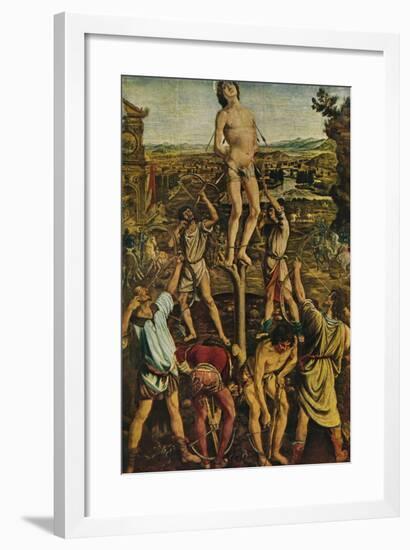 'The Martyrdom of St. Sebastian', 1475, (1909)-Antonio Del Pollaiuolo-Framed Giclee Print