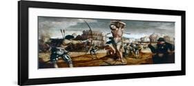 The Martyrdom of St Sebastian, 16th Century-Gregorio Lopez-Framed Giclee Print