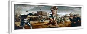 The Martyrdom of St Sebastian, 16th Century-Gregorio Lopez-Framed Giclee Print