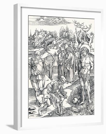 The Martyrdom of St Sebastian, C1495-Albrecht Dürer-Framed Giclee Print