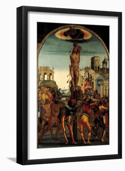 The Martyrdom of St Sebastian-Luca Signorelli-Framed Giclee Print