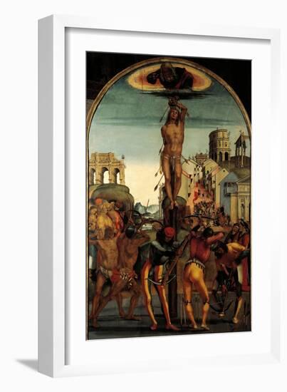 The Martyrdom of St Sebastian-Luca Signorelli-Framed Giclee Print