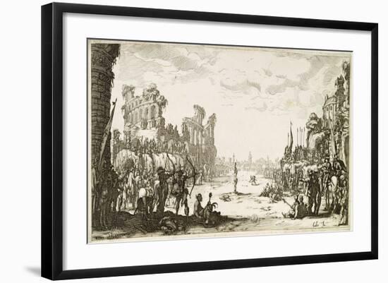 The Martyrdom of St Sebastian-Jacques Callot-Framed Giclee Print