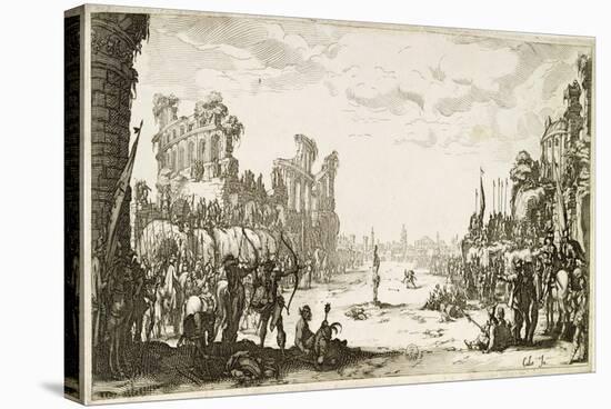 The Martyrdom of St Sebastian-Jacques Callot-Stretched Canvas