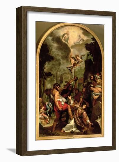 The Martyrdom of St. Stephen-Ludovico Cardi Cigoli-Framed Giclee Print