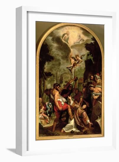 The Martyrdom of St. Stephen-Ludovico Cardi Cigoli-Framed Giclee Print