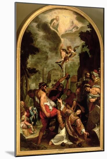 The Martyrdom of St. Stephen-Ludovico Cardi Cigoli-Mounted Giclee Print