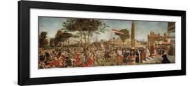 The Martyrdom of the Pilgrims and the Funeral of St. Ursula, from the St. Ursula Cycle, 1490-94-Vittore Carpaccio-Framed Giclee Print