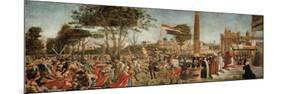 The Martyrdom of the Pilgrims and the Funeral of St. Ursula, from the St. Ursula Cycle, 1490-94-Vittore Carpaccio-Mounted Giclee Print