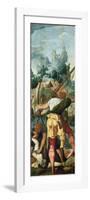 The Martyrdom of the Virgins, Right Panel from the Triptych of Saint Ursula and the Eleven…-Jan van Scorel-Framed Premium Giclee Print