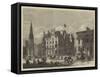 The Martyrs' Memorial, Taylor Institution, and Randolph Hotel, Oxford-null-Framed Stretched Canvas