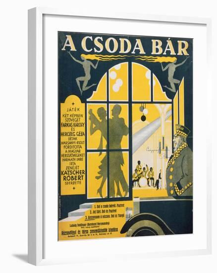 'The Marvellous Bar', C.1910-Hungarian School-Framed Giclee Print