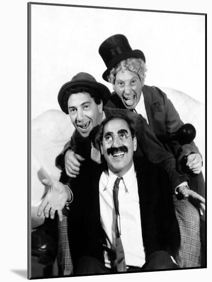 The Marx Brothers Pose for a Publicity Portrait During Production of a Night at the Opera, 1935-null-Mounted Photo