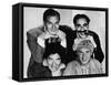 The Marx Brothers, Top Zeppo Marx, Groucho Marx, Bottom Chico Marx, Harpo Marx, Early 1930s-null-Framed Stretched Canvas