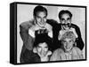 The Marx Brothers, Top Zeppo Marx, Groucho Marx, Bottom Chico Marx, Harpo Marx, Early 1930s-null-Framed Stretched Canvas