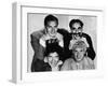 The Marx Brothers, Top Zeppo Marx, Groucho Marx, Bottom Chico Marx, Harpo Marx, Early 1930s-null-Framed Photo