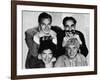 The Marx Brothers, Top Zeppo Marx, Groucho Marx, Bottom Chico Marx, Harpo Marx, Early 1930s-null-Framed Photo