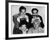 The Marx Brothers, Top Zeppo Marx, Groucho Marx, Bottom Chico Marx, Harpo Marx, Early 1930s-null-Framed Photo
