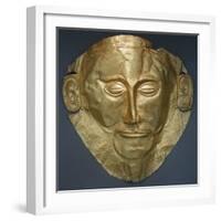 The Mask of Agamemnon, 16th-15th C Bc-null-Framed Photographic Print