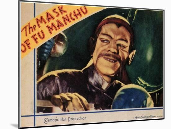 The Mask of Fu Manchu, 1932-null-Mounted Art Print