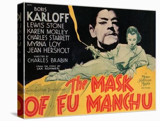 The Mask of Fu Manchu, 1932-null-Stretched Canvas