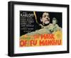 The Mask of Fu Manchu, 1932-null-Framed Art Print