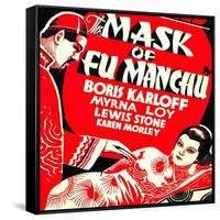 The Mask of Fu Manchu, Boris Karloff, Myrna Loy, 1932-null-Framed Stretched Canvas