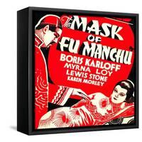 The Mask of Fu Manchu, Boris Karloff, Myrna Loy, 1932-null-Framed Stretched Canvas