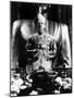 The mask of Fu Manchu by CharlesBrabin with Boris Karloff, 1932 (b/w photo)-null-Mounted Photo