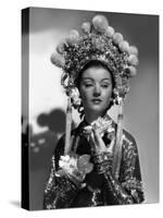 The mask of Fu Manchu by CharlesBrabin with Mirna Loy, 1932 (b/w photo)-null-Stretched Canvas