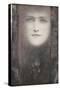 The Mask, with a Black Curtain, circa 1909-Fernand Khnopff-Stretched Canvas