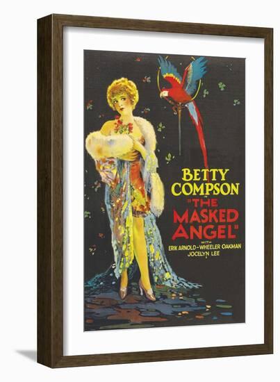 The Masked Angel-null-Framed Art Print