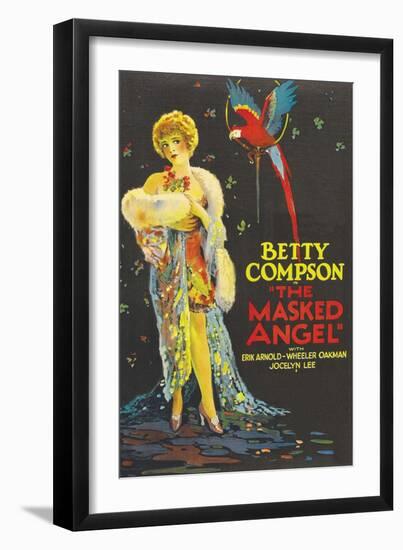 The Masked Angel-null-Framed Art Print