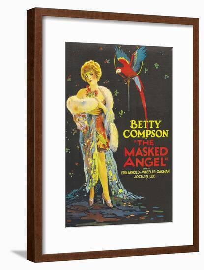 The Masked Angel-null-Framed Art Print